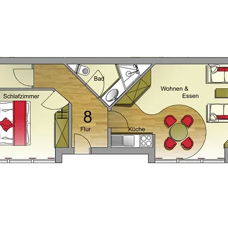 Am Brook 16 Whg 8 Appartement